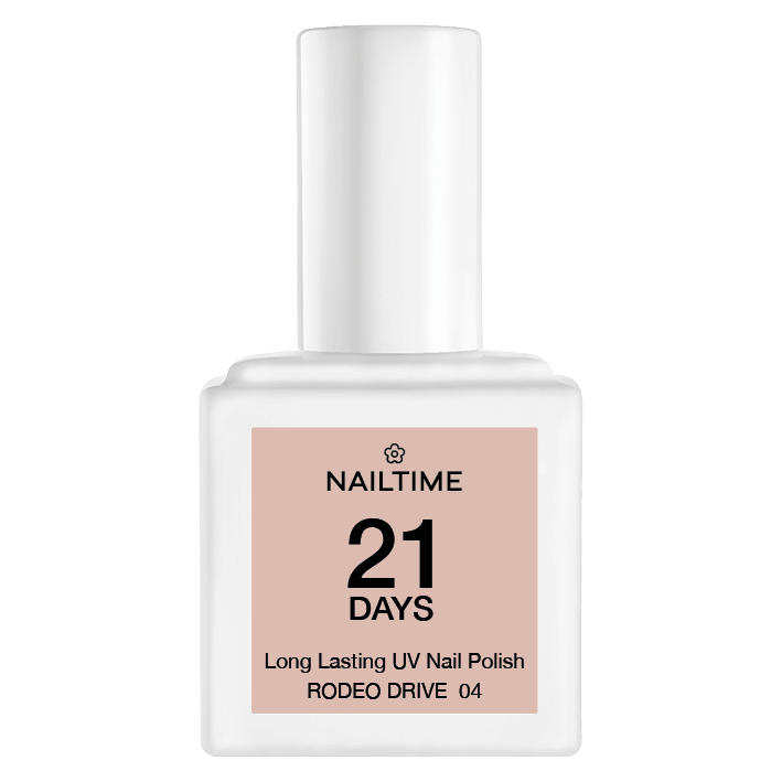 21 DAYS UV Nagellack No.04 Rodeo Drive, rosa, hypoallergen, vegan, 3 Wochen Haltbarkeit, Profi-Qualität, ohne HEMA.