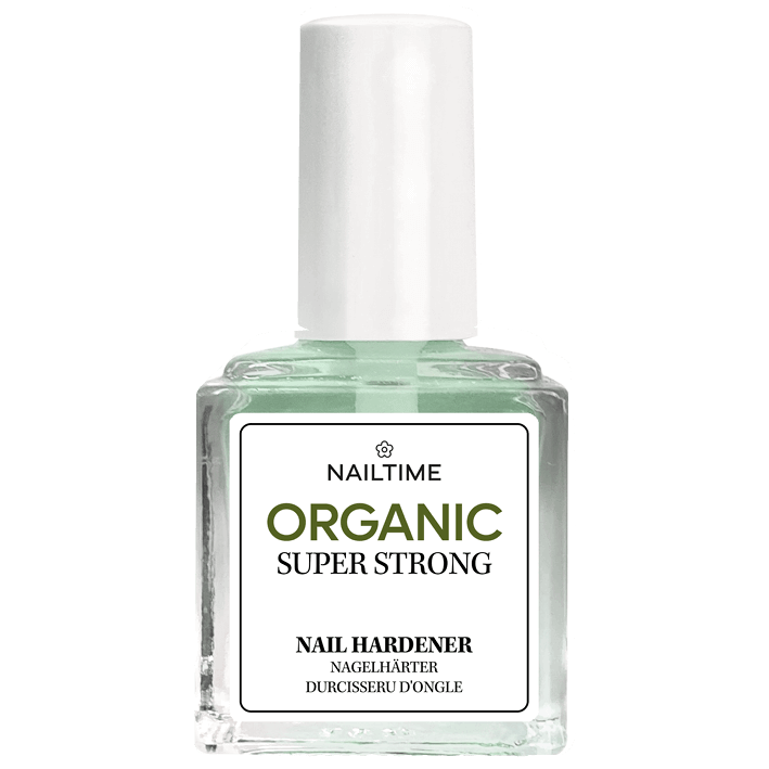 🌱 Organic Super Strong Nail Hardener 💅, 8ml bottle for strong and healthy nails. Ideal for hand and nail care.