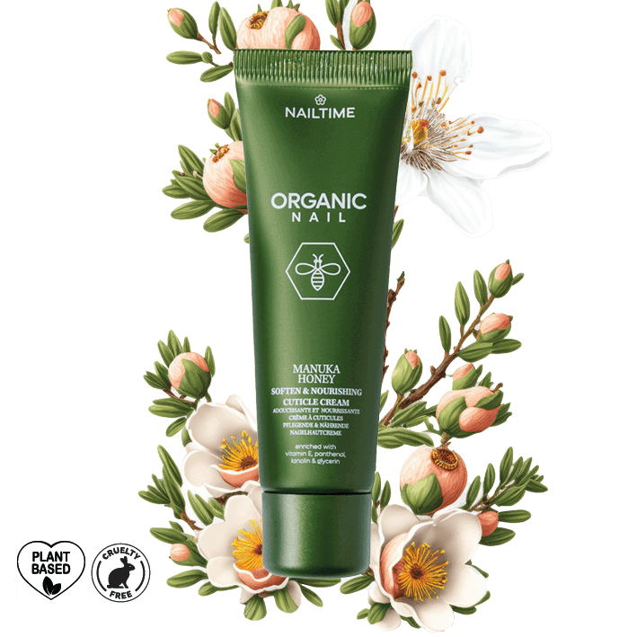Manuka Honey 🐝 Nail Cream 30ml, organic 🌿 cuticle care, nourishes & protects ✋ with antibacterial properties.