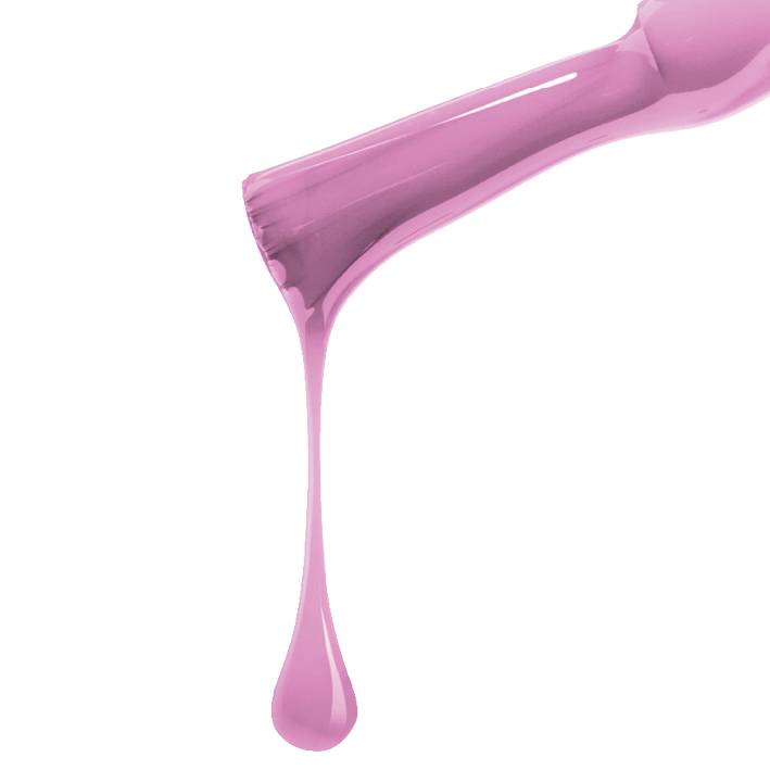 Flüssiger, neon-pinker 21 DAYS UV Nagellack, ideal für perfekte Nägel mit bis zu 3 Wochen Haltbarkeit.