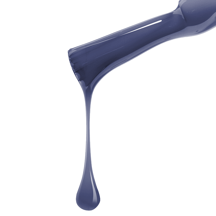 21 DAYS UV Nagellack in Mitternachtsblau, fließend und glänzend, ideal für perfekte Nägel mit bis zu 3 Wochen Haltbarkeit.