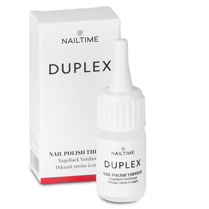 DUPLEX Nagellackverdünner 10ml, pflanzenbasierte Inhaltsstoffe, vegan, optimal für DUPLEX UV BIO Nagellacke.