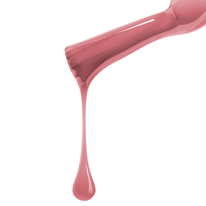 DUPLEX UV BIO Nagellack No.55 in Rose Blossom shade, vegan and fast-drying plant-based nail polish.