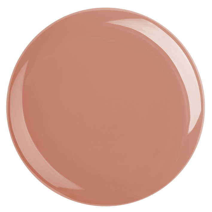 DUPLEX NAIL POLISH No.28 Chiffon, a nude-beige vegan UV nail polish with a glossy finish.