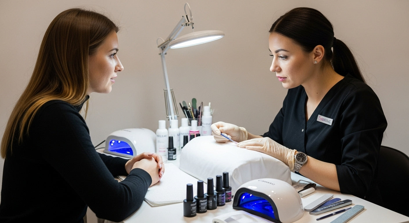 Shellac Anwendung Nagelstudio