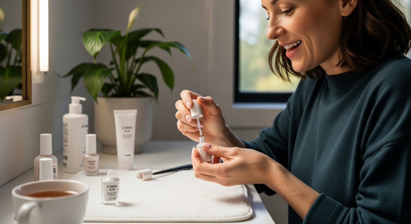 atmungsaktiver Nagellack Anwendung