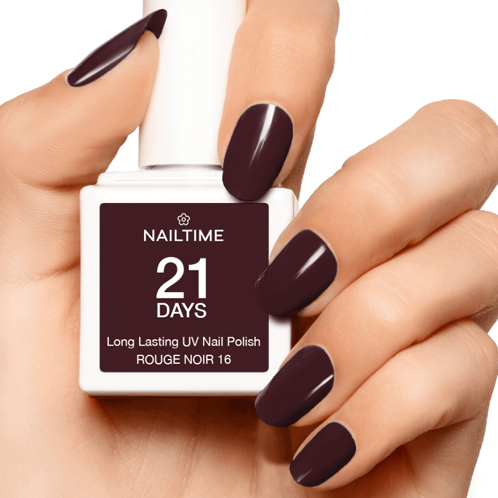 NAILTIME 21 DAYS UV POLISH #16 ROUGE NOIRE 8ML | Nailtime | Nagellack