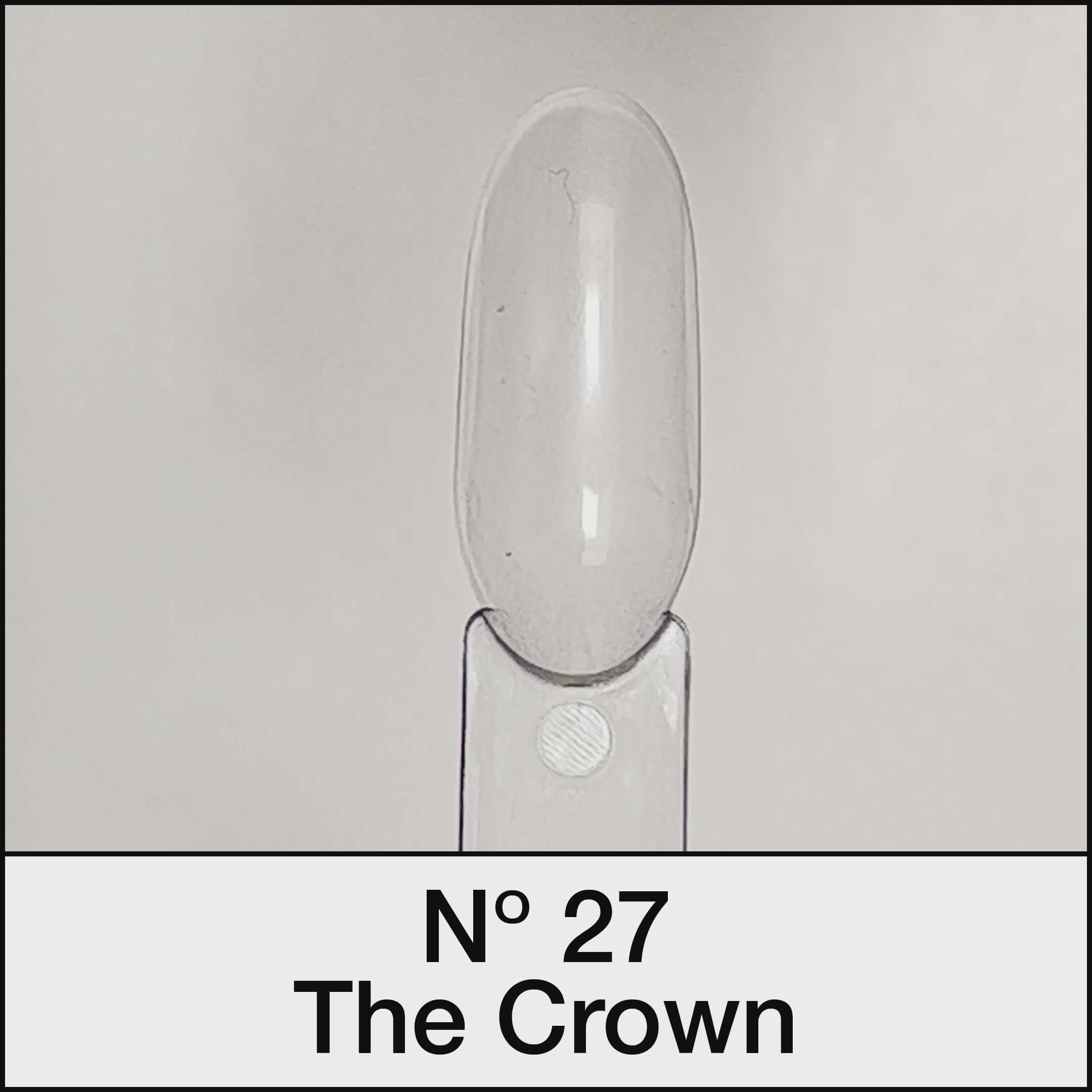 21 DAYS UV Nagellack Nr. 27 The Crown in klarem, dynamischem Rot-Orange auf Nagelcheck.