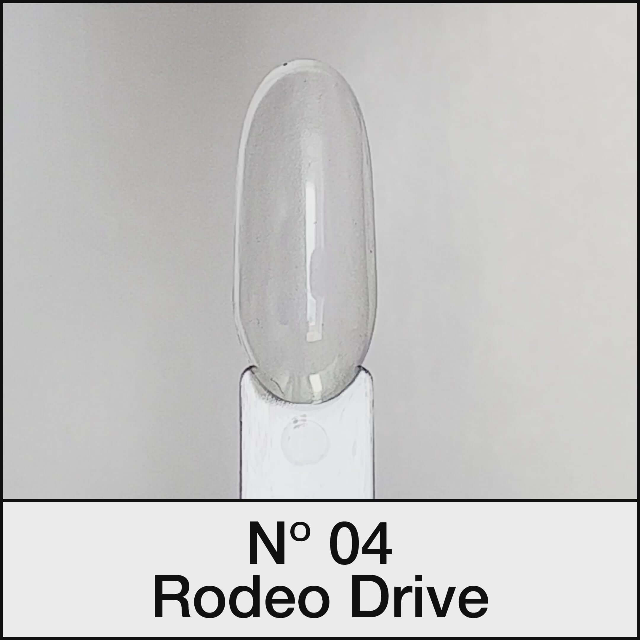21 DAYS UV Nagellack No.04 Rodeo Drive in sanftem Rosa-Grau, ideal für bis zu 3 Wochen Haltbarkeit, vegan und tierversuchsfrei.