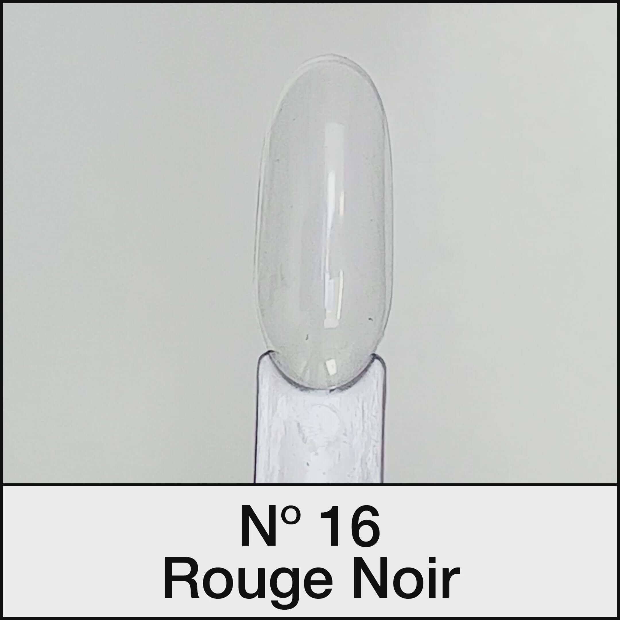 21 DAYS UV Nagellack No. 16 Rouge Noir, tiefes Schwarz-Rot für perfekte Nägel mit bis zu 3 Wochen Haltbarkeit.