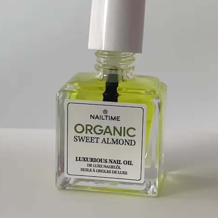 Organic 🌱 Sweet Almond Luxurious Nail Oil 💅 8ml for perfect Hand- und Nagelpflege 💖