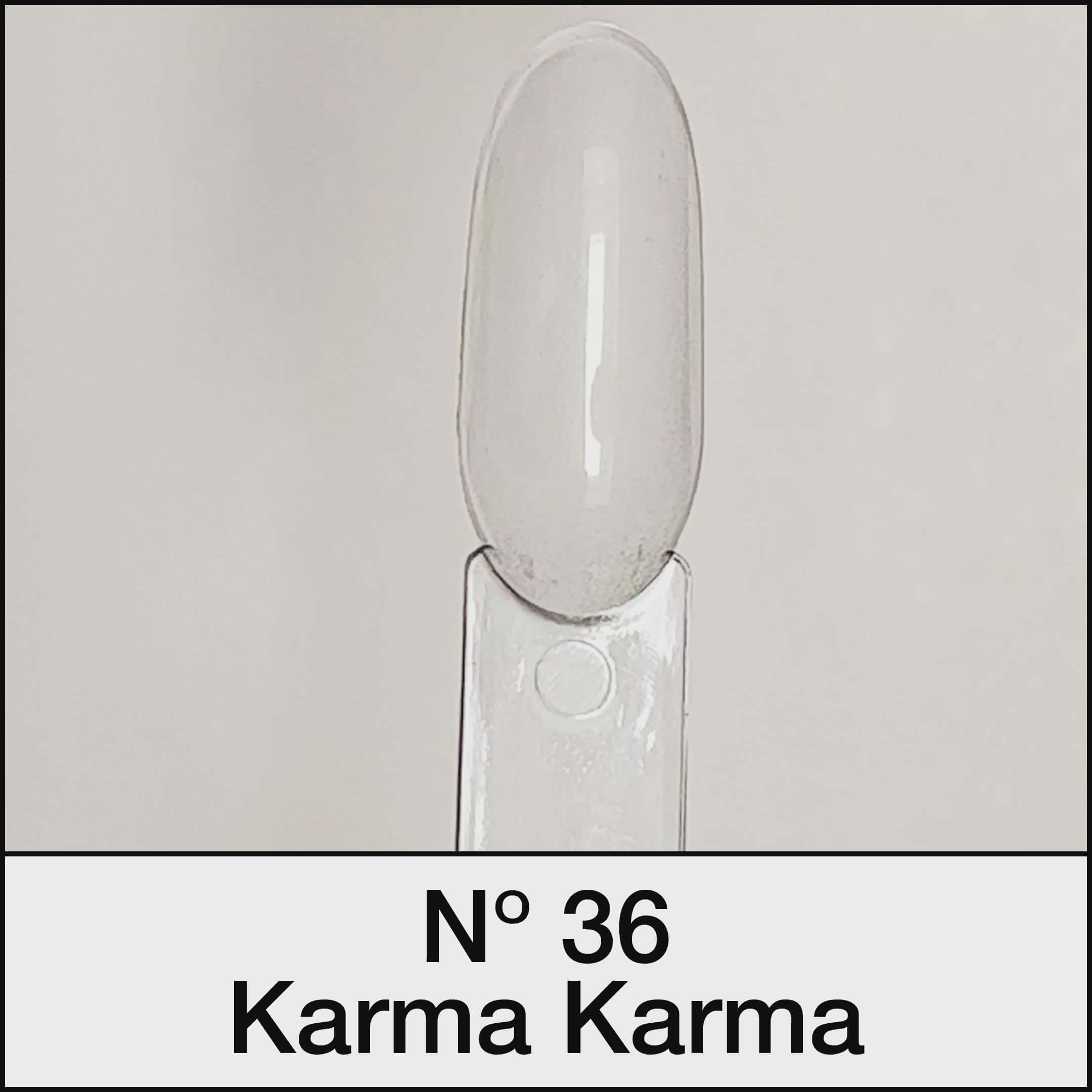21 DAYS UV Nagellack No. 36 Karma Karma in warmem Braun-Beige für perfekte Nägel mit 3 Wochen Haltbarkeit.