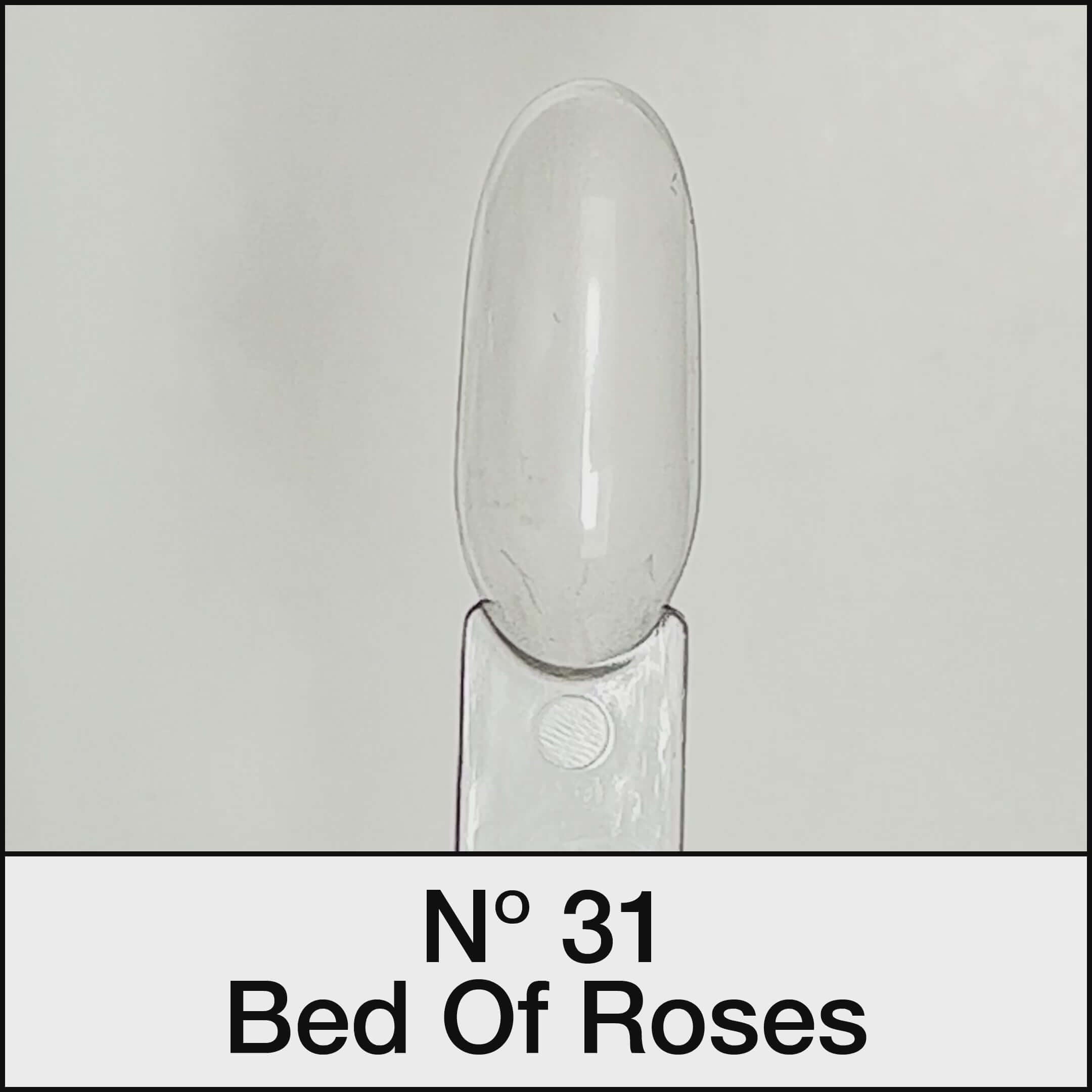 21 DAYS UV Nagellack No.31 Bed Of Roses; intensives Blutrot für perfekte Nägel, vegan, tierversuchsfrei.