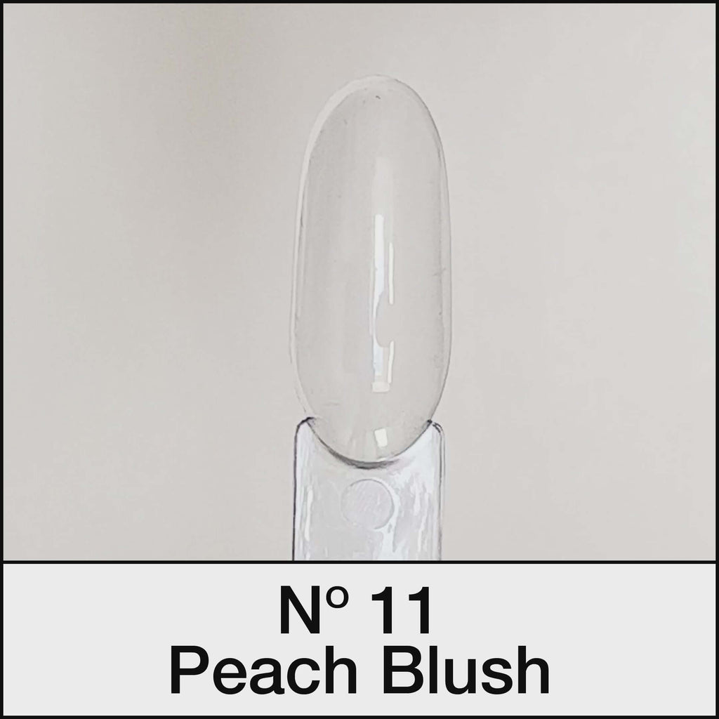 21 DAYS UV Nagellack No.11 Peach Blush in professioneller, kratzfester Gel-Formel für bis zu 3 Wochen Haltbarkeit.