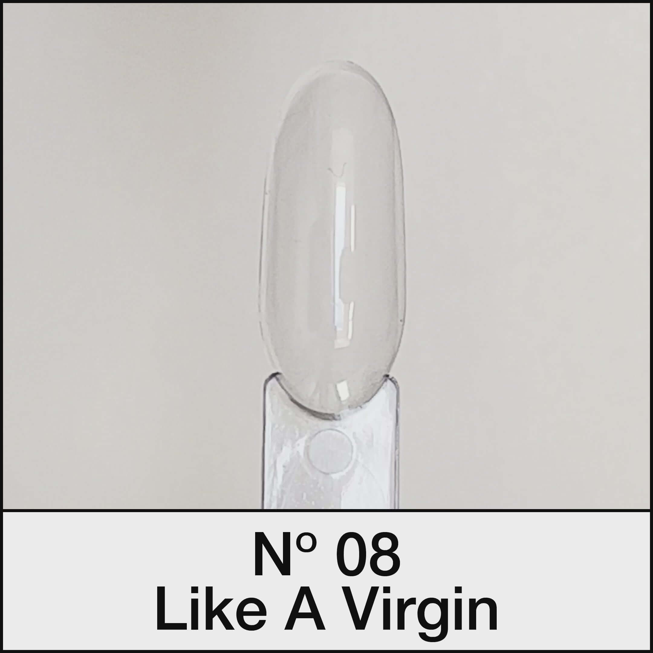 21 DAYS UV Nagellack No.08 Like A Virgin in edlem warmrosa Farbton, perfekt für bis zu 3 Wochen Haltbarkeit ohne Verblassen.