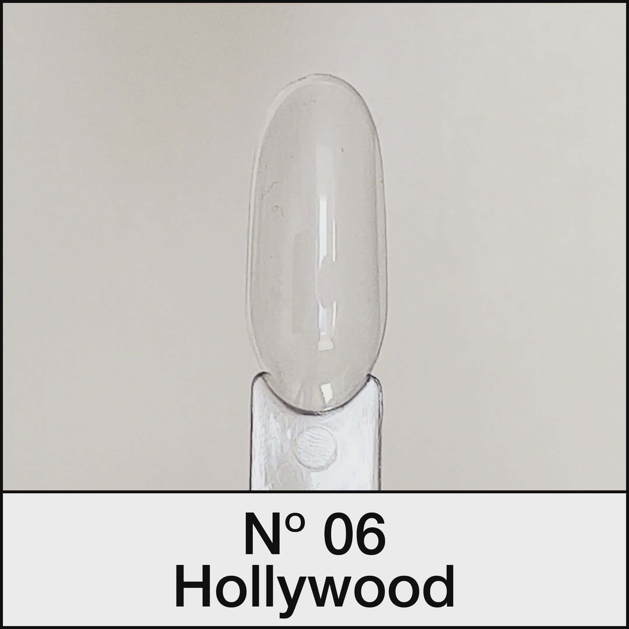 21 DAYS UV Nagellack No.06 Hollywood, elegantes Rosabeige mit bis zu 3 Wochen Haltbarkeit, vegan und ohne schädliche Stoffe.