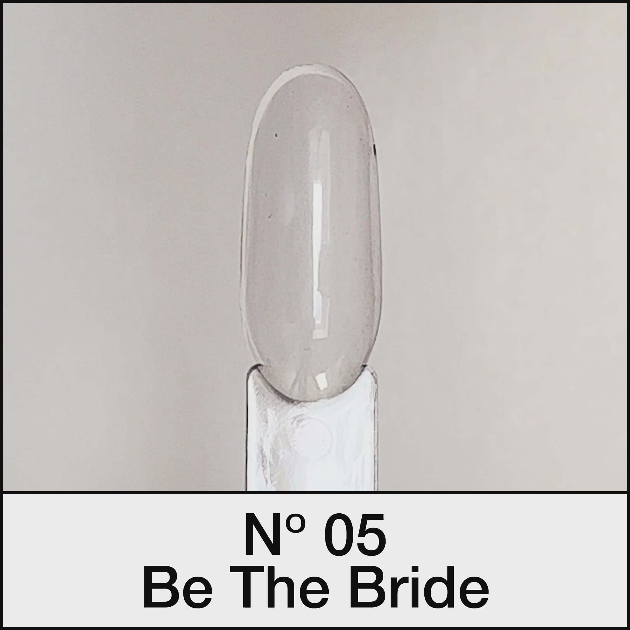 N° 05 Be The Bride: Frisches Puder-Rosa UV Nagellack für perfekte Nägel bis zu 3 Wochen Haltbarkeit ohne HEMA.