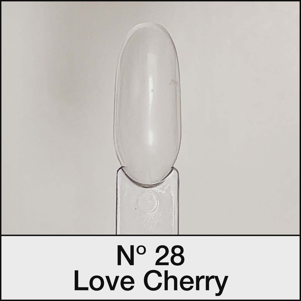 21 DAYS UV Nagellack No.28 Love Cherry, strahlendes Orange, perfekte Nägel mit bis zu 3 Wochen Haltbarkeit.