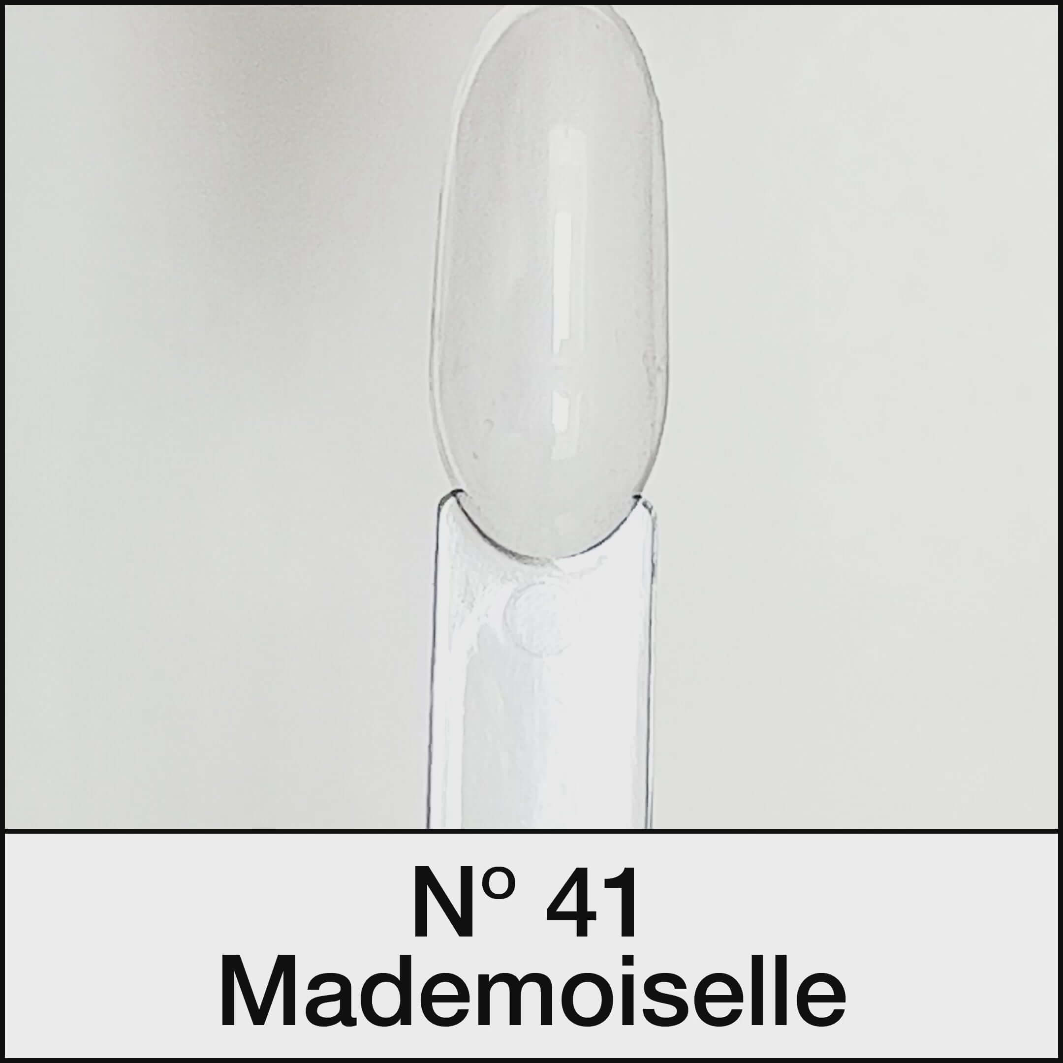 21 DAYS UV Nagellack No.41 Mademoiselle in Nude-Beige-Rose für perfekten Glanz und 3 Wochen Haltbarkeit.