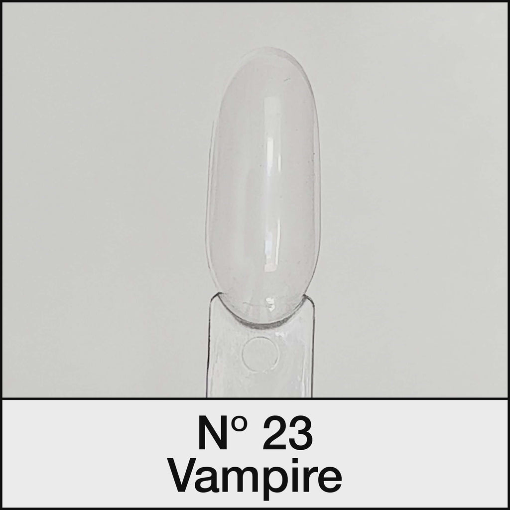 21 DAYS UV Nagellack No. 23 Vampire in warmem Grau-Violett für perfekte Nägel mit 3 Wochen Haltbarkeit.