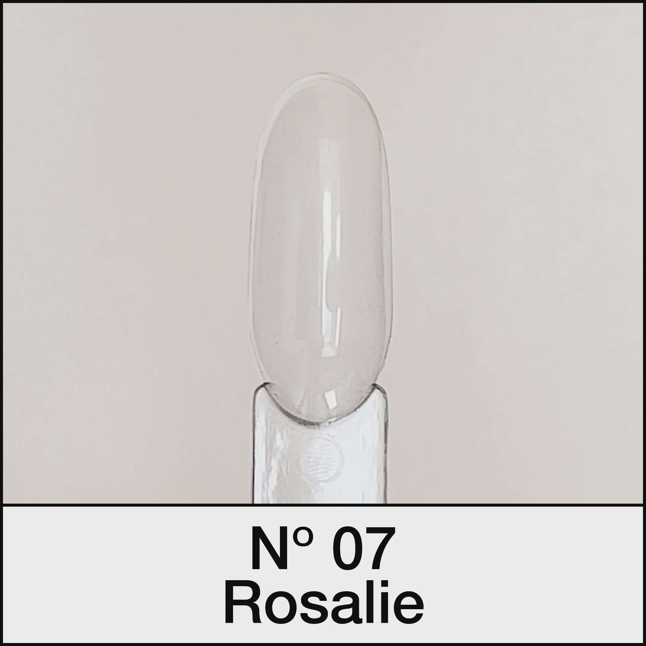 21 DAYS UV Nagellack No.07 Rosalie in glänzendem Rosa - vegan, tierversuchsfrei, bis zu 3 Wochen Haltbarkeit.