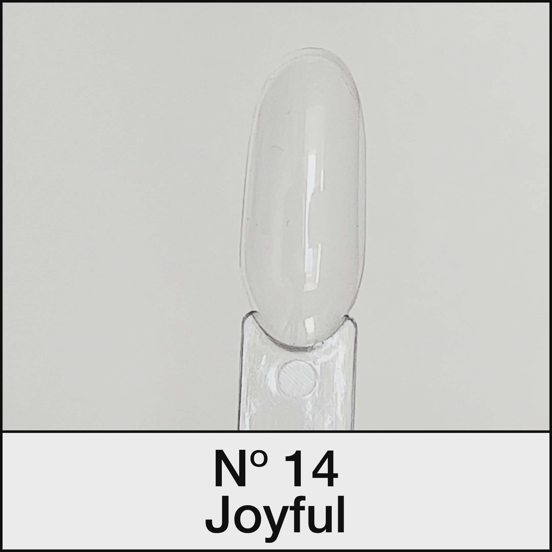 21 DAYS UV Nagellack No.14 Joyful in Peach Orange; vegan, ohne HEMA, perfekte Nägel bis zu 3 Wochen Haltbarkeit.