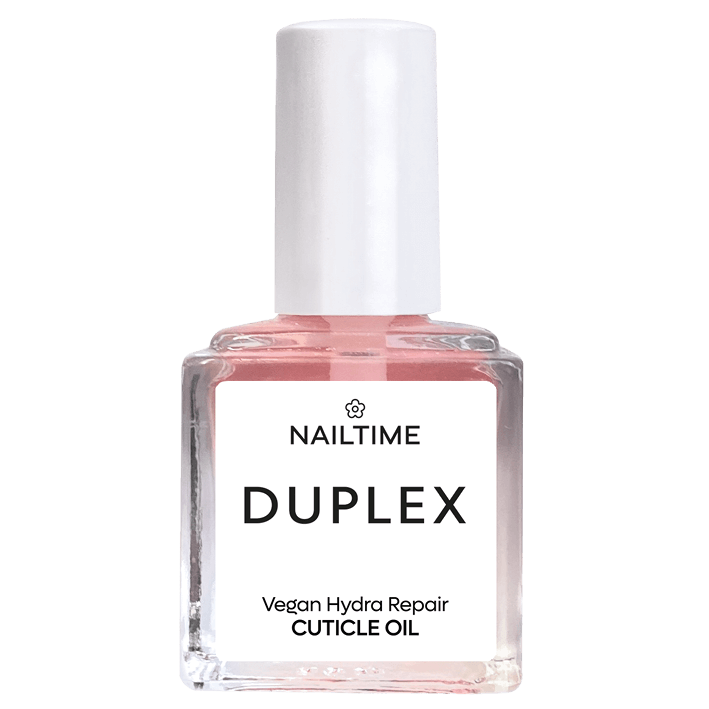 DUPLEX Hydra Repair Cuticle Oil 8ml, vegan formula with natural ingredients for dry cuticles, quick absorption, cruelty-free.