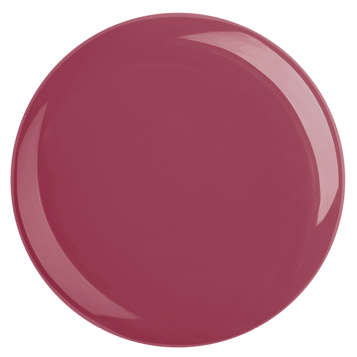 DUPLEX UV BIO Nagellack in sanftem Himbeer-Rot, vegan und pflanzenbasiert, trocknet in 60 Sekunden.