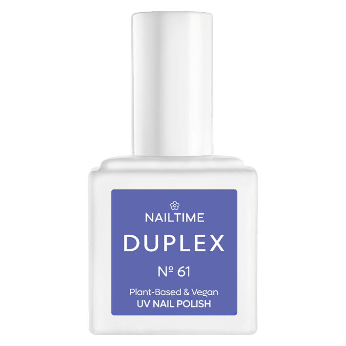 DUPLEX UV BIO Nagellack No.61 Kimono, pflanzenbasiert, vegan, trocknet in 90 Sekunden, hält 3x länger.