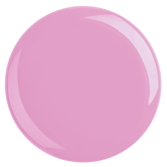 DUPLEX NAIL POLISH No.62 - Love & Roses, bright baby pink UV bio nail polish, plant-based, vegan, dries in 90 seconds.