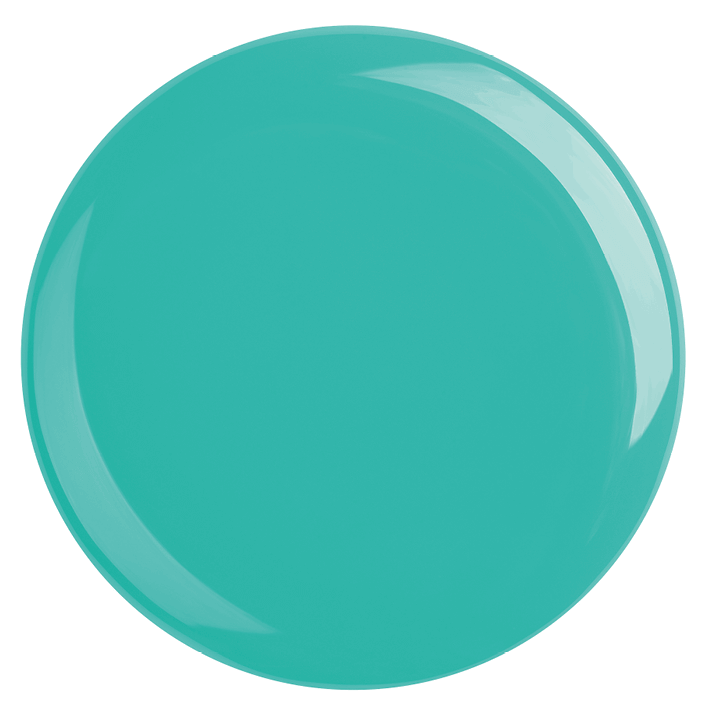 DUPLEX NAIL POLISH No.68 in vibrant jade green color, showcasing a glossy finish for an eye-catching manicure.