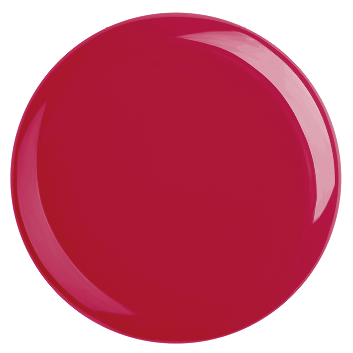 DUPLEX NAIL POLISH No.07 - Cherry Red, a vibrant cherry red shade, plant-based and vegan.
