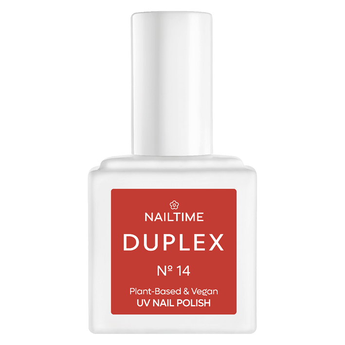 DUPLEX Nail Polish No.14 Melody - vegan, plant-based, dries in 90 seconds, long-lasting UV formula.