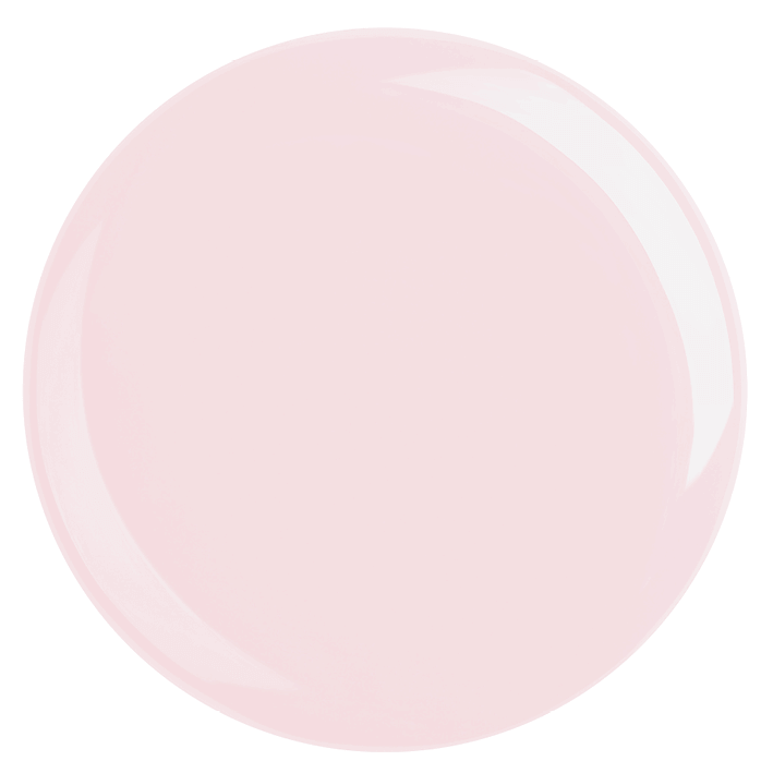 DUPLEX NAIL POLISH No.32 in light transparent powder pink shade, vegan and plant-based formula.