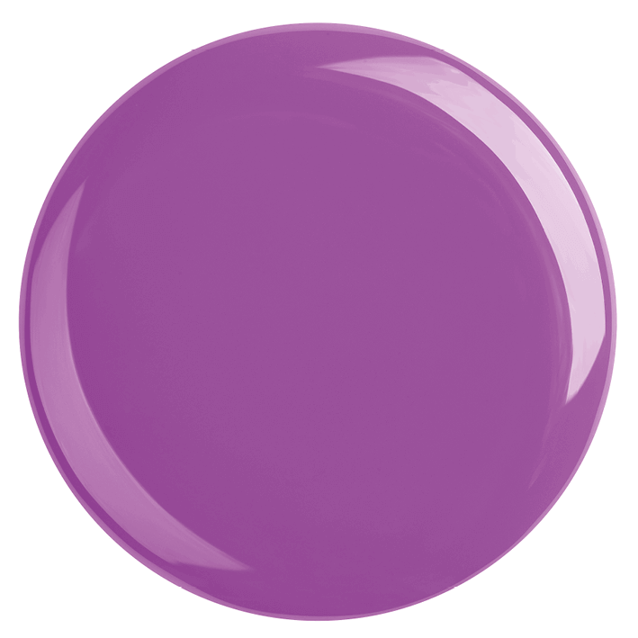 DUPLEX Nail Polish No.50 Grateful, a vibrant purple shade with blue undertones, plant-based and vegan.