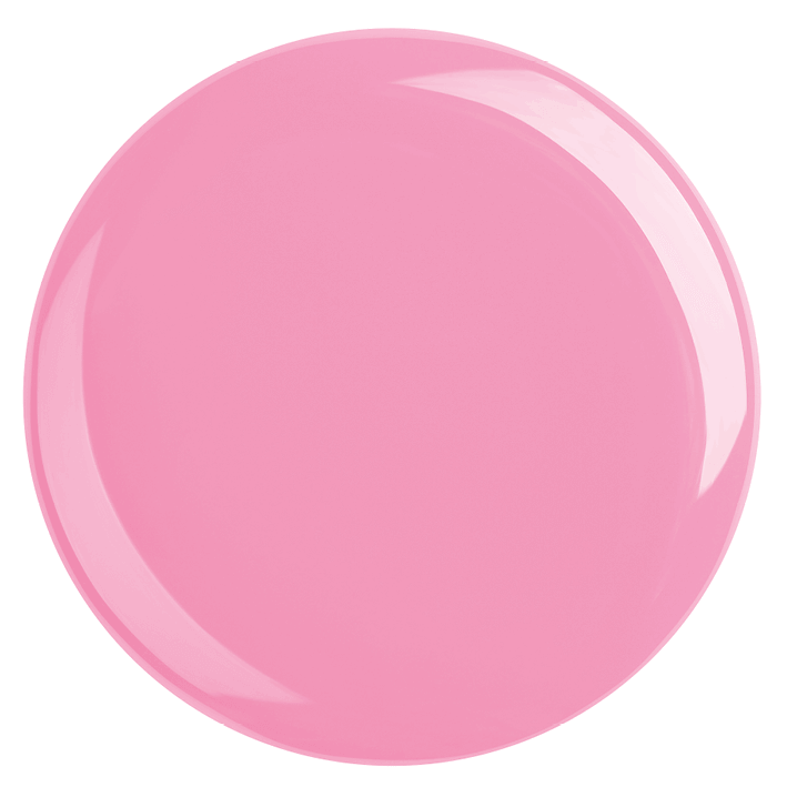 DUPLEX No.59 Grenadine UV BIO Nagellack in kräftigem Flamingo Pink, vegan und pflanzenbasiert.